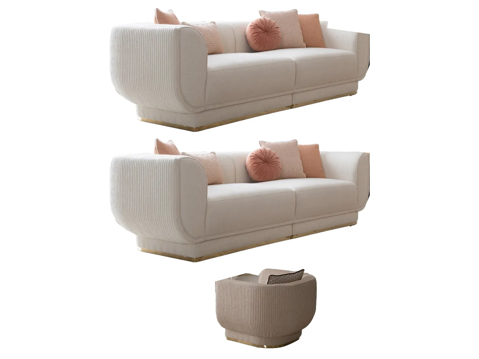 Beast Sofa Set - Luxury Turkish Sofas 2 Beast Sofa Set - Image 1