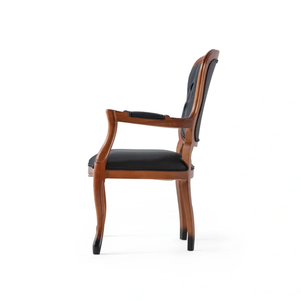 The Beatrice Chair is the perfect choice for those who want to add a touch of history and high-end luxury to their workspaces.