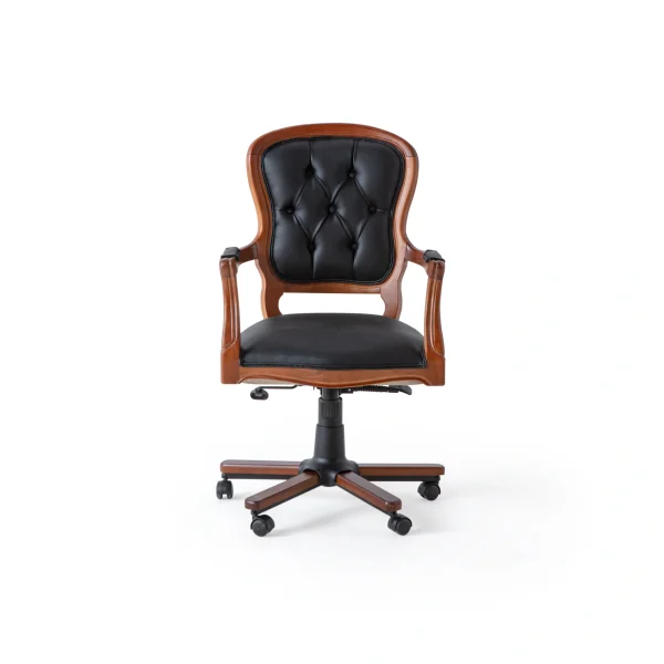 The Beatrice Executive Chair is the perfect blend of neo-classical elegance and modern office ergonomics.