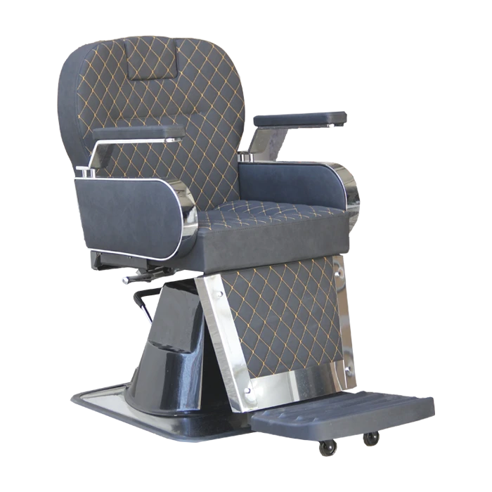 Benedict Barber Chair - SofaTurkey benedict barber chair salon barber chair commercial furniture barber furniture Stylish, modern, and elegant barber barber chair for salon, barbar shop,