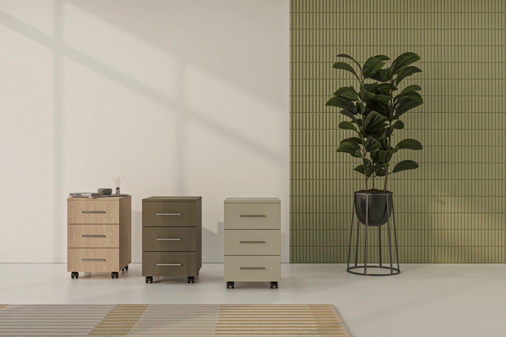 Boxa Mobile Pedestal SofaTurkey Modern Office Storage 1 Boxa Mobile Pedestal - Image 1