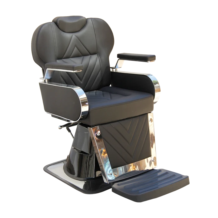 Byron Barber Chair - SofaTurkey byron barber chair salon barber chair commercial furniture barber furniture Stylish, modern, and elegant barber barber chair for salon, barbar shop,