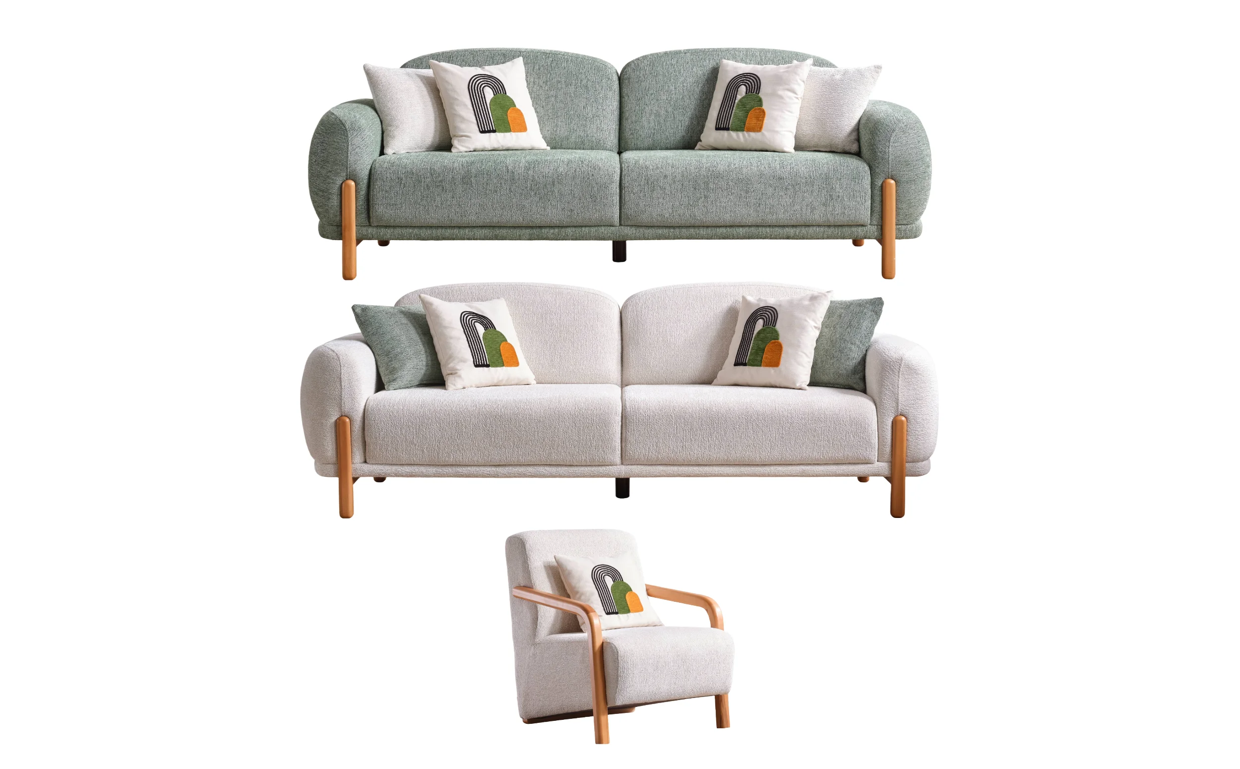 Caroli Sofa Set - SofaTurkey Caroli Sofa Set - Image 1