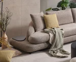 Experience ultimate comfort with the Cloud Sofa. Its modular design and trendy texture add a soft, organic touch to any modern European living space.