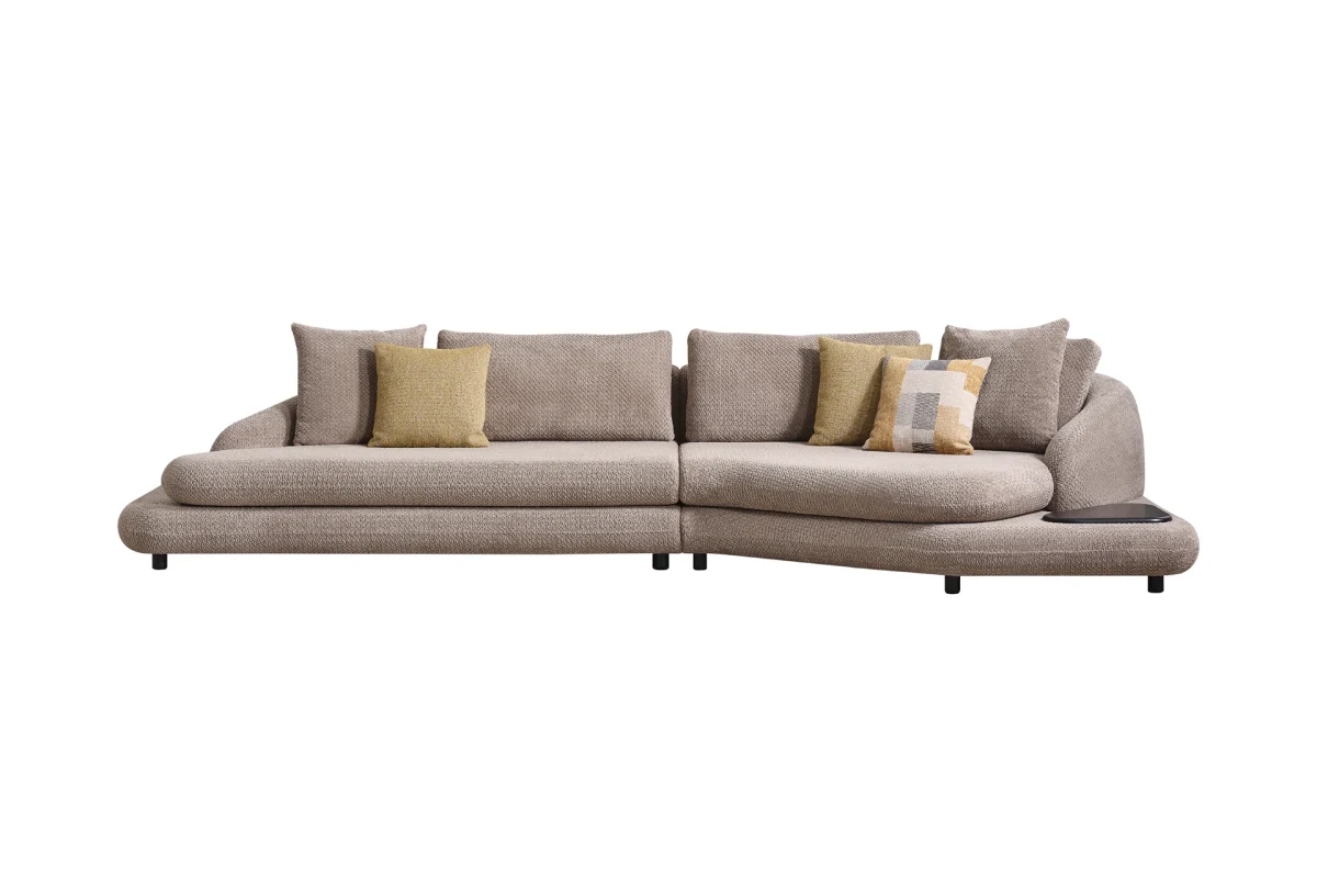 Experience ultimate comfort with the Cloud Sofa. Its modular design and trendy texture add a soft, organic touch to any modern European living space.