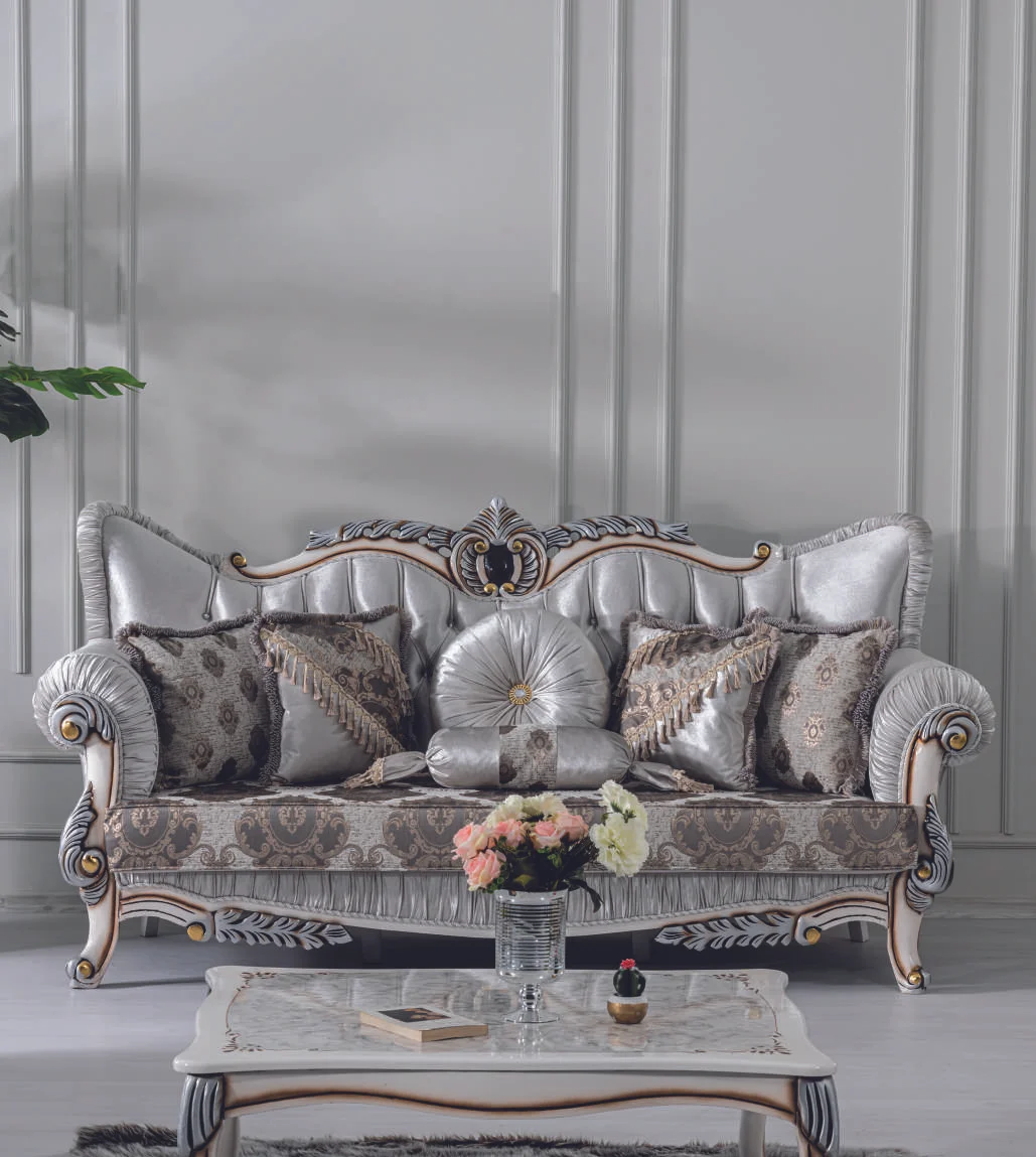 Denise Luxury Classic Sofa Set - Avantgarde 4 Denise Luxury Classic Sofa - Image 1