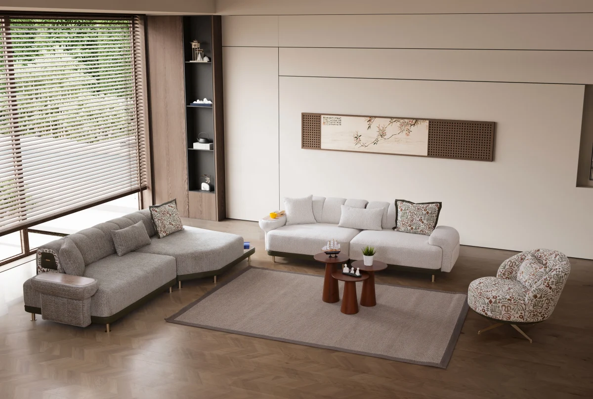 Dora Corner Sofa Set - Image 2