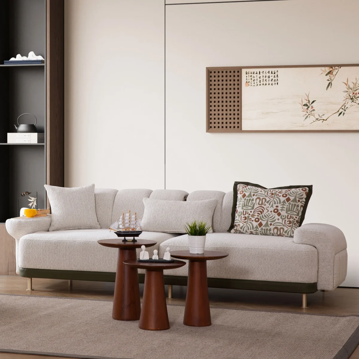 Dora Corner Sofa Set - Image 6