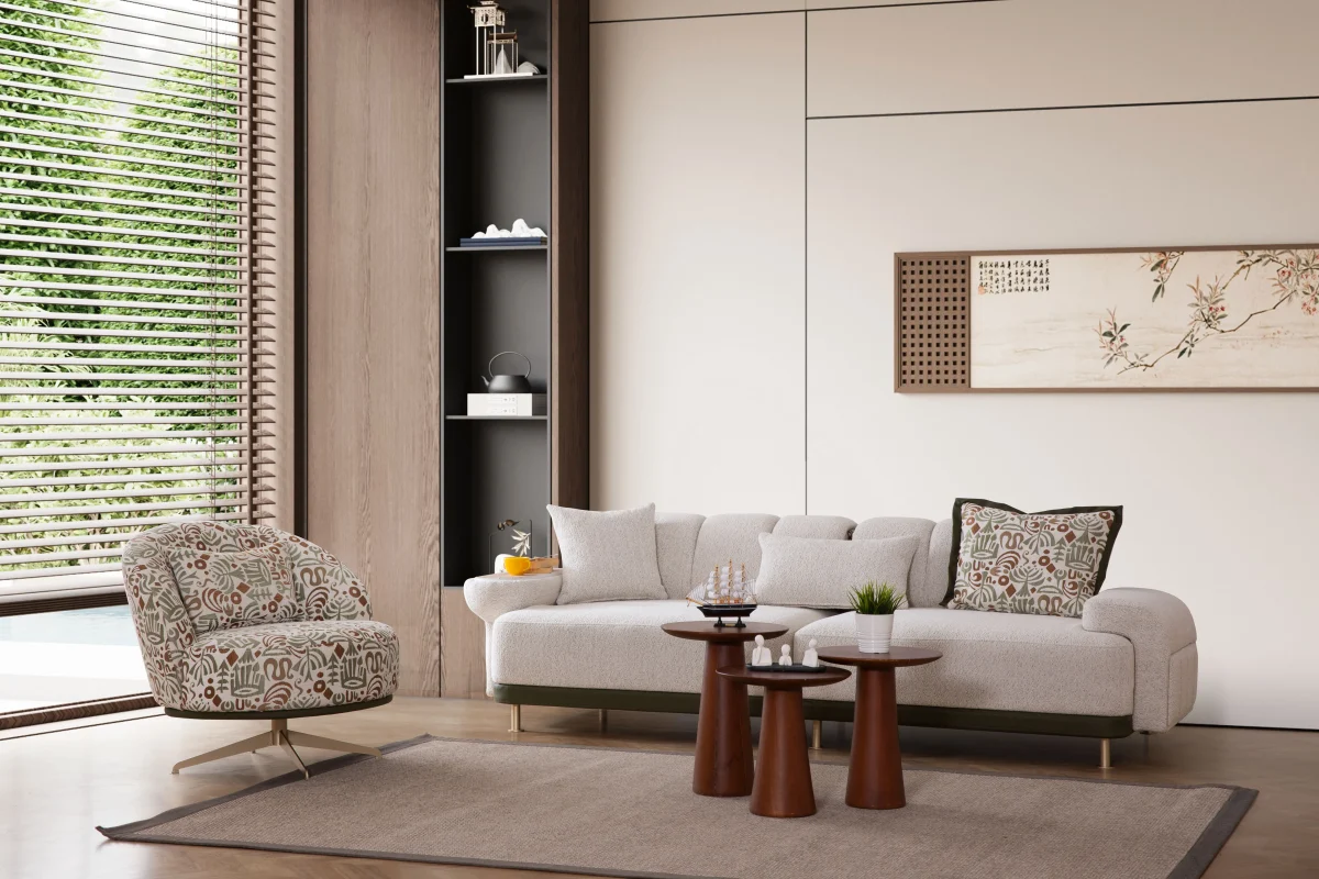 Dora Corner Sofa Set - Image 5