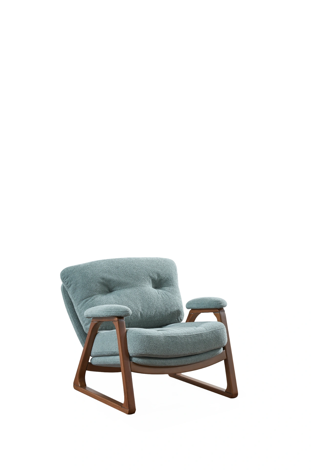 Echo Armchair SofaTurkey turkish furniture modern living room minimalist couch luxury designer furniture 3 The Echo Armchair is the ultimate statement piece for minimalist interiors. Its frame and soft upholstery offer unparalleled style and comfort.