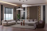 Elegante Corner Sofa Set - Image 2