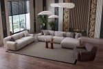 Elegante Corner Sofa Set - Image 4