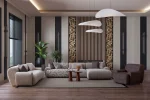 Elegante Corner Sofa Set - Image 6