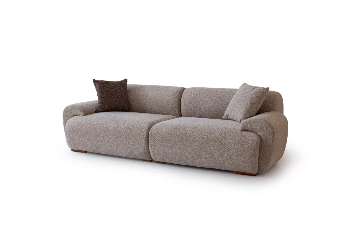 Elegante L Corner Sofa Set - Image 4