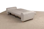The Elina Sofa combines a simple and minimalist silhouette with rich tactile textures. With its ergonomic support and natural details, it creates the perfect focal point for any modern European home.