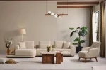 The Elysian Modular Corner Sofa redefines the seating experience with its cloud-soft comfort and stylish fabric upholstery. A versatile masterpiece designed for modern European living spaces.