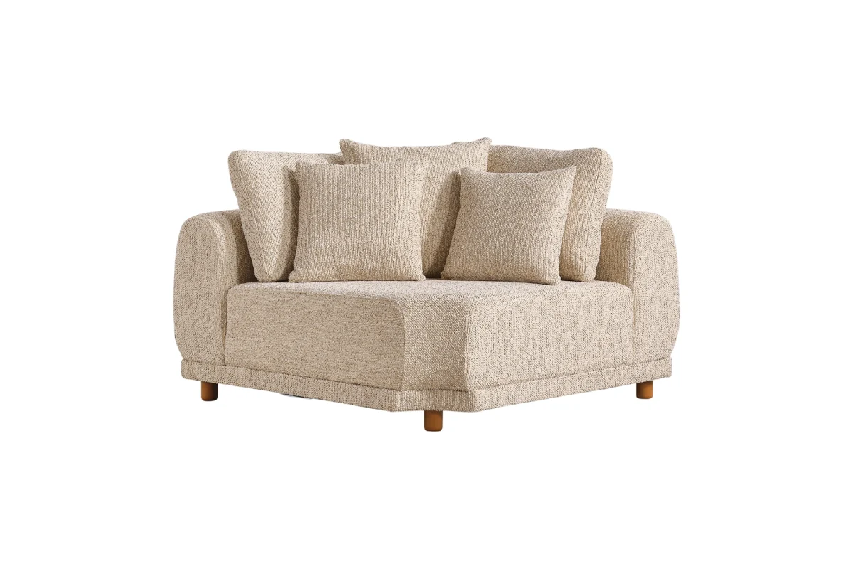 The Elysian Corner Sofa redefines seating with its cloud-like comfort, stylish upholstery, and integrated side tables. A versatile masterpiece for the modern European lifestyle.