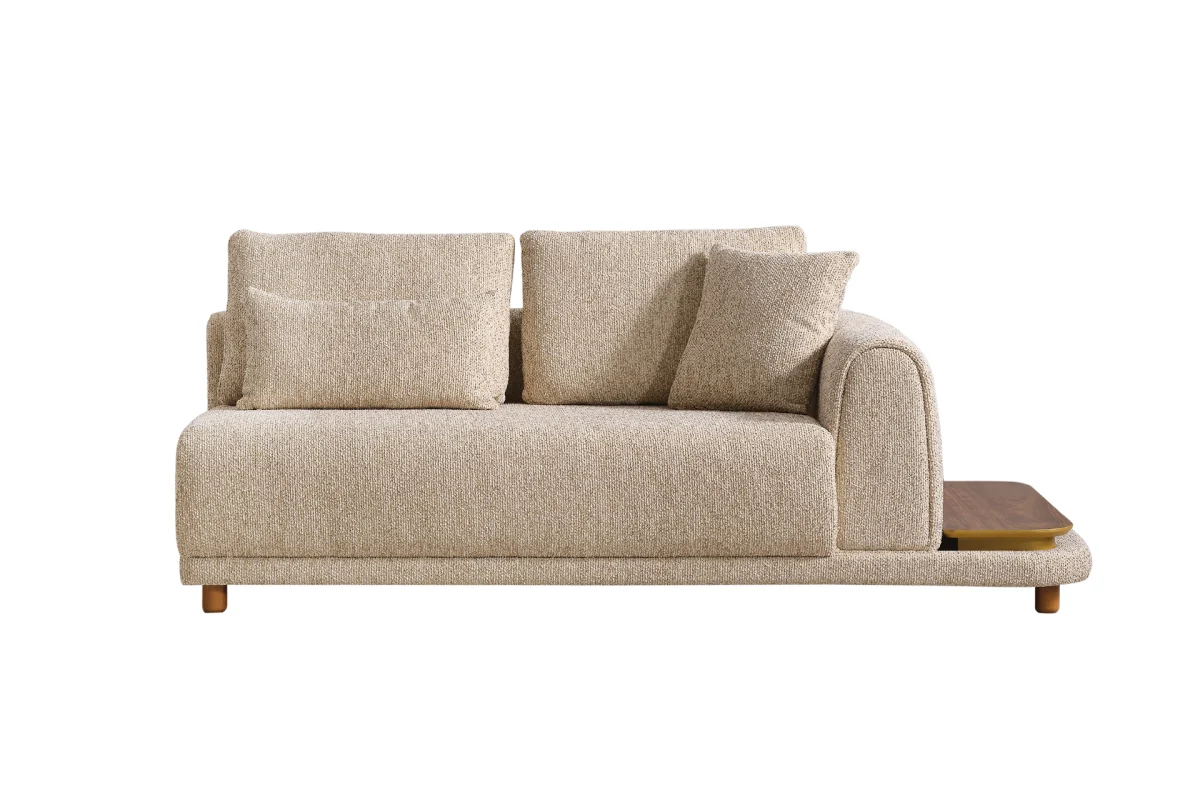 The Elysian Corner Sofa redefines seating with its cloud-like comfort, stylish upholstery, and integrated side tables. A versatile masterpiece for the modern European lifestyle.