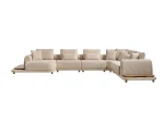 The Elysian Corner Sofa redefines seating with its cloud-like comfort, stylish upholstery, and integrated side tables. A versatile masterpiece for the modern European lifestyle.