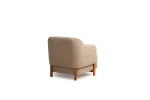 The Estelle Armchair is a masterpiece of texture and form. With its soothing fabric and elegant legs, it is the perfect complement to any modern European home.