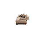 The Estelle Sofa Set combines the fashionable warmth of fabric with timeless elegance. It's the perfect centerpiece for a sophisticated European living room.