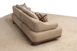 The Estelle Sofa Set combines the fashionable warmth of fabric with timeless elegance. It's the perfect centerpiece for a sophisticated European living room.