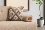 The Estelle Sofa Set combines the fashionable warmth of fabric with timeless elegance. It's the perfect centerpiece for a sophisticated European living room.