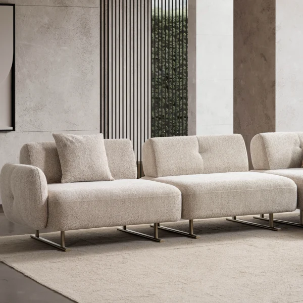 Experience superior comfort and style with the Flexa Corner Sofa. Customizable configurations and premium Turkish craftsmanship.