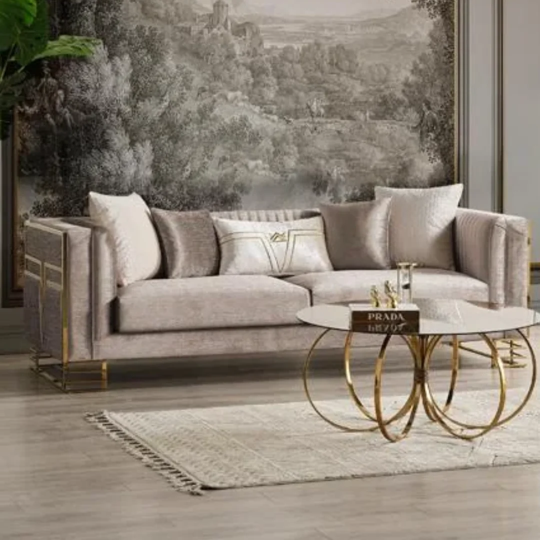 Gold sofa BG Gold Sofa - Image 1