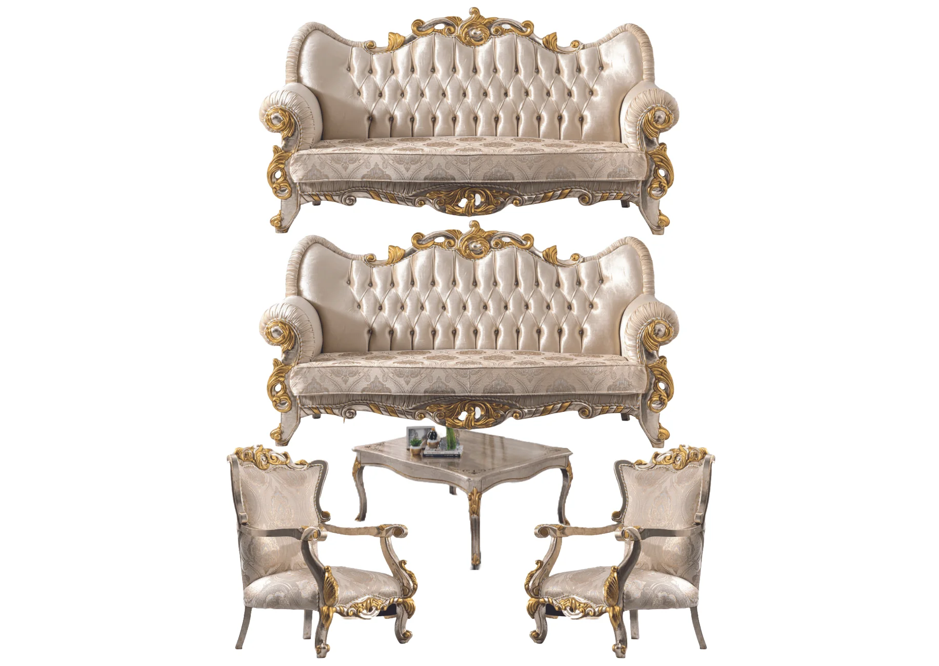 Haben Luxury Classic Sofa Set - Avant-garde Haben Luxury Classic Sofa Set - Image 1