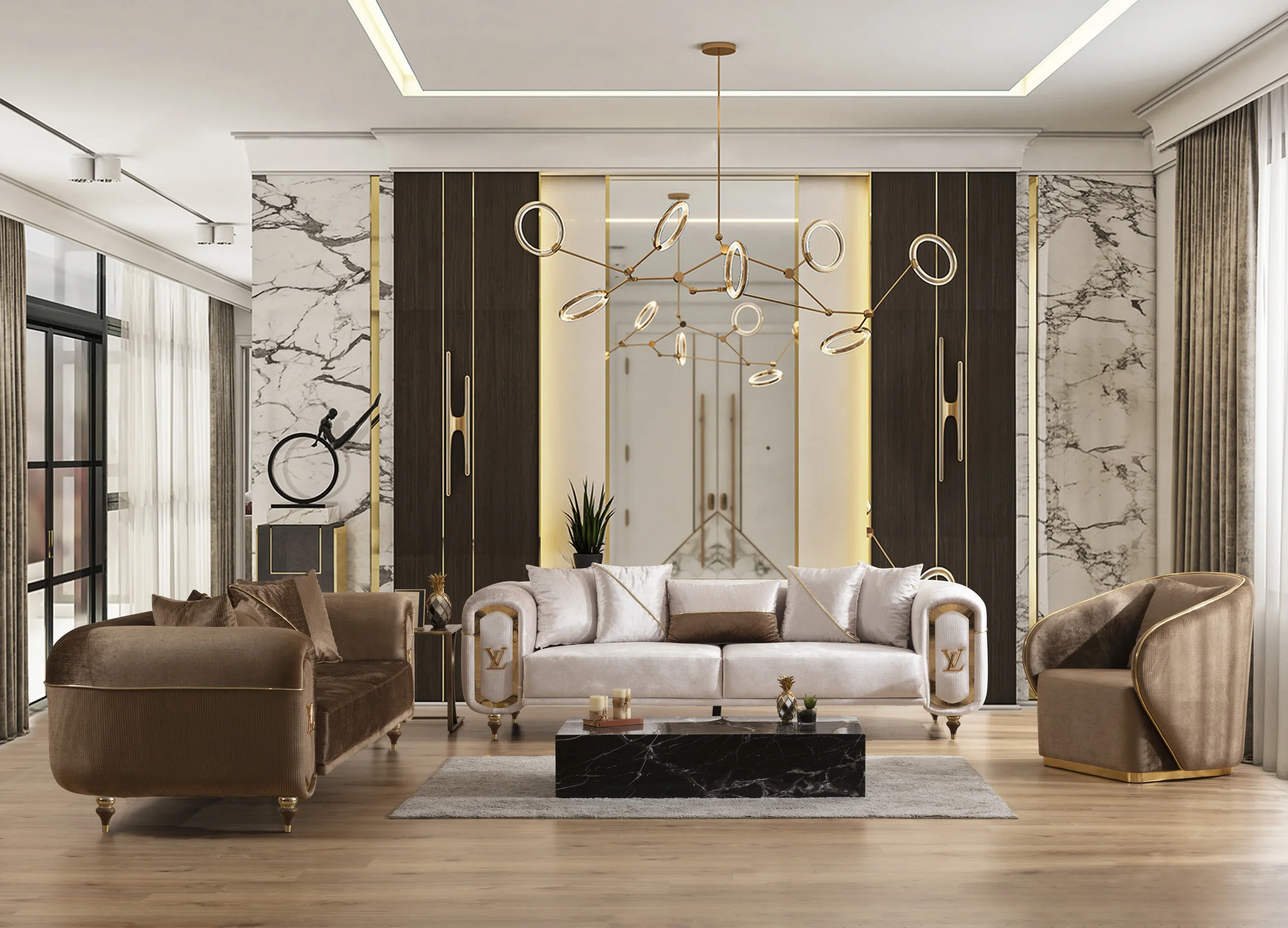 Heidi Sofa Set 3 3 1