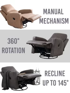 Helen Reclining Sofa (Manual) 1 Helen Graph
