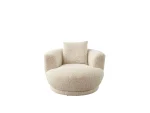 The Loris Armchair is a masterpiece of organic design. With its signature texture, it offers unparalleled comfort and style for any modern home.