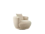 The Loris Armchair is a masterpiece of organic design. With its signature texture, it offers unparalleled comfort and style for any modern home.