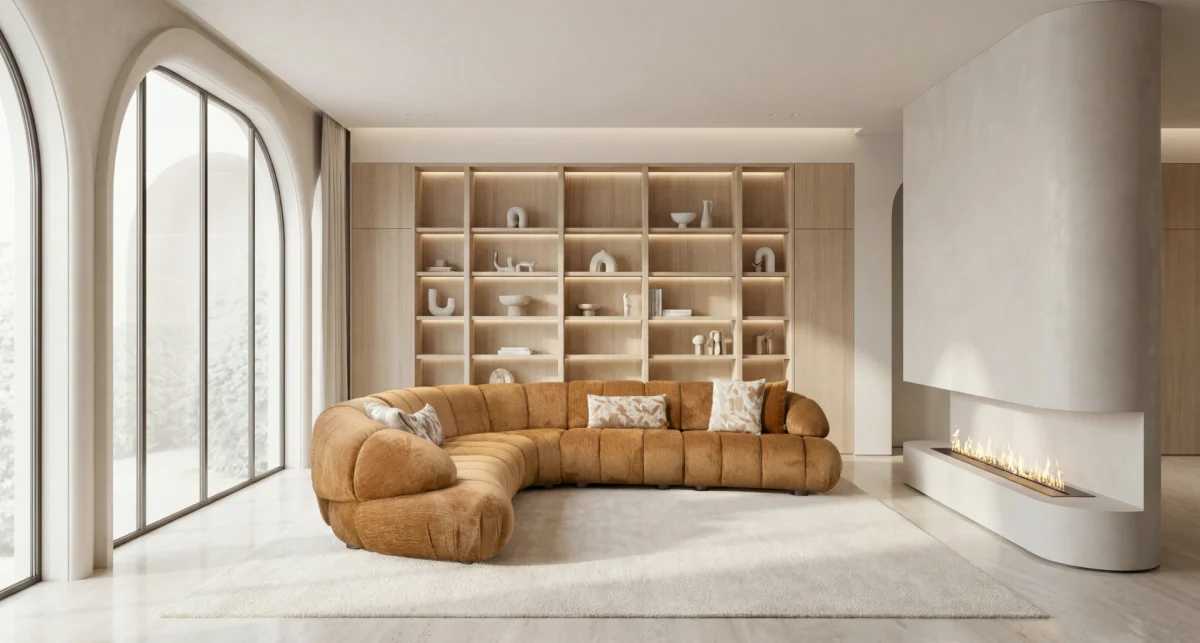Experience the fusion of art and comfort with the Loris Corner Sofa. With its striking texture and modular flexibility, it's a top-tier design piece for a modern lifestyle.