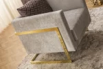 Gold Sofa Set - Image 5