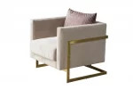 Gold Sofa Set - Image 6
