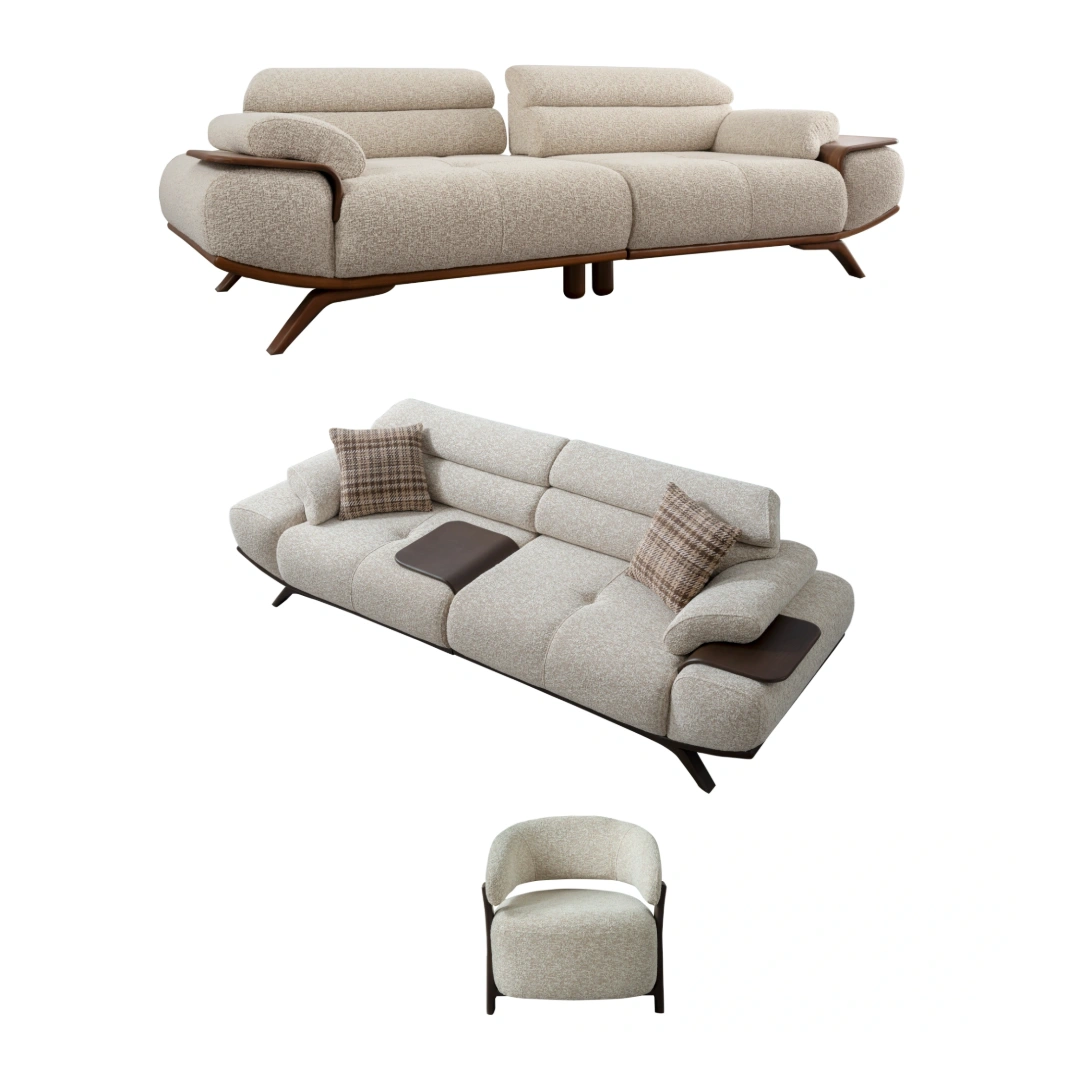 Maya Sofa Set SofaTurkey premium comfort modern luxury f 1 Experience the perfect blend of luxury and functionality with the Meira Sofa Set. Its elegant fabric is designed for the ultimate modern lifestyle.