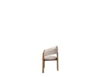 The Milan Dining Chair is a masterpiece of modern seating design, crafted to add an "Organic Modern" elegance to your dining room. Its distinctive curved backrest is meticulously designed to provide ergonomic support while maintaining a sleek and minimalist silhouette. Upholstered in our signature premium fabric, this chair offers both a comfortable and sophisticated tactile experience.