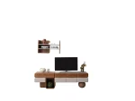 The Milan Modern TV Console Unit is designed for those who appreciate the beauty of contemporary minimalism. Reflecting the organic curves and refined materials found in the Milan collection, this piece serves as the perfect focal point for your living room.