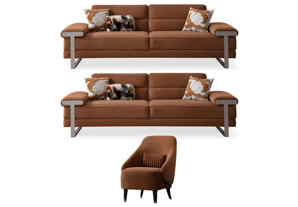 Napoli Sofa Set 3-3-1 SofaTurkey 9 Napoli Sofa Set - Image 1