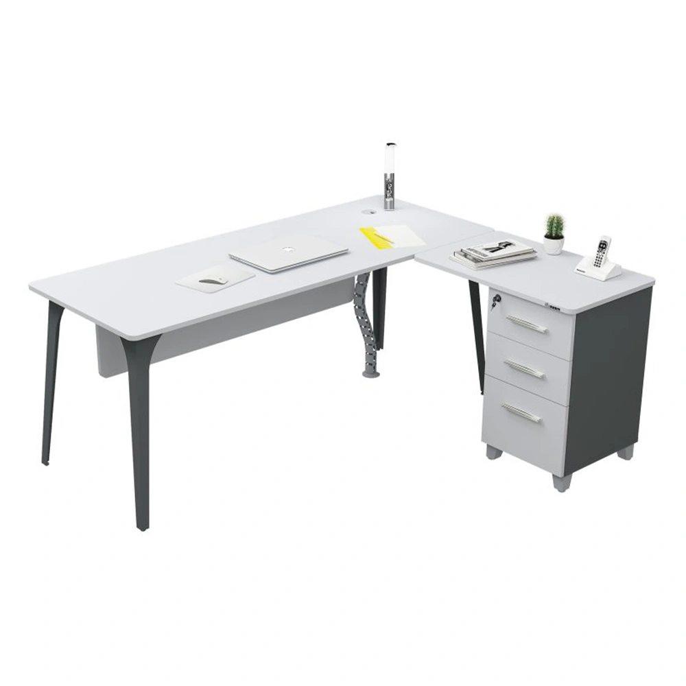 Nexus Single Desk With Shelves 2 Nexus Single Desk With Shelves - Image 1