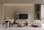 Elevate your living space with the Noa Sofa Set, a masterpiece of contemporary furniture design that balances bold aesthetics with cloud-like comfort.