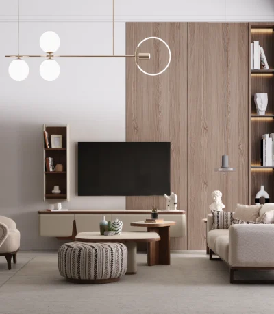 Elevate your living space with the Noa Sofa Set, a masterpiece of contemporary furniture design that balances bold aesthetics with cloud-like comfort.