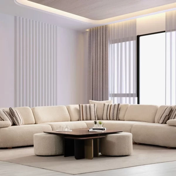 Noasy Corner Sofa - 5 Modules