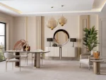 Novara Dining Set (6 Chair, 1 Table) - Image 2