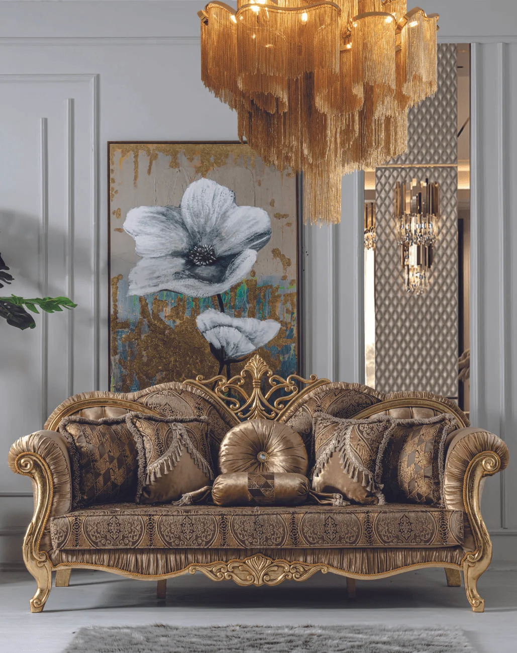 Pasha Luxury Classic Sofa Set - Avantgarde 6 Pasha Luxury Classic Sofa - Image 1