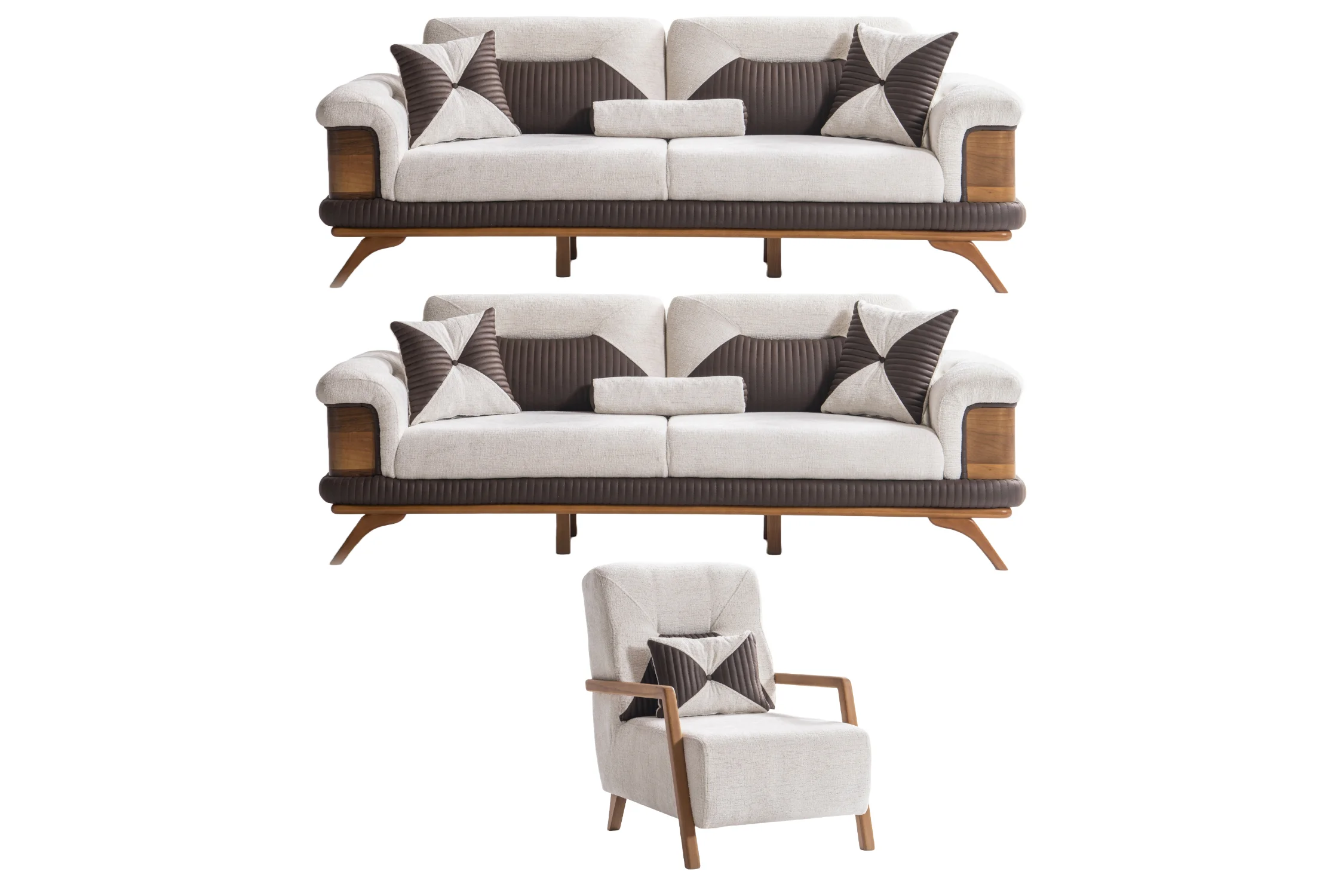 Salda Sofa Set 3-3-1 Modern Design 1 Salda Sofa Set - Image 1