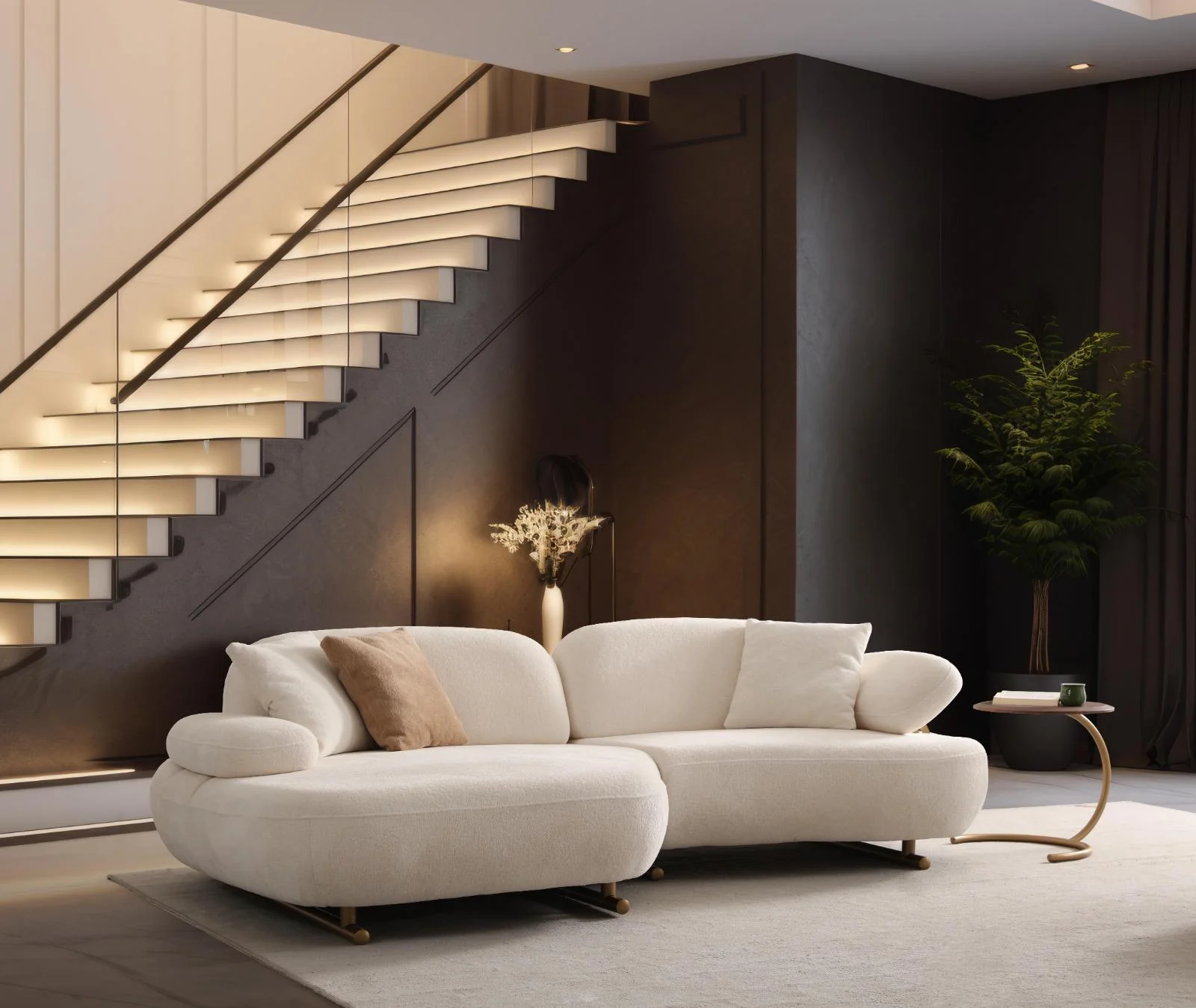 Selina Corner Sofa - Customizable - Turkish Corners 16 Selina Chaise Sofa - 2 Modules - Image 1