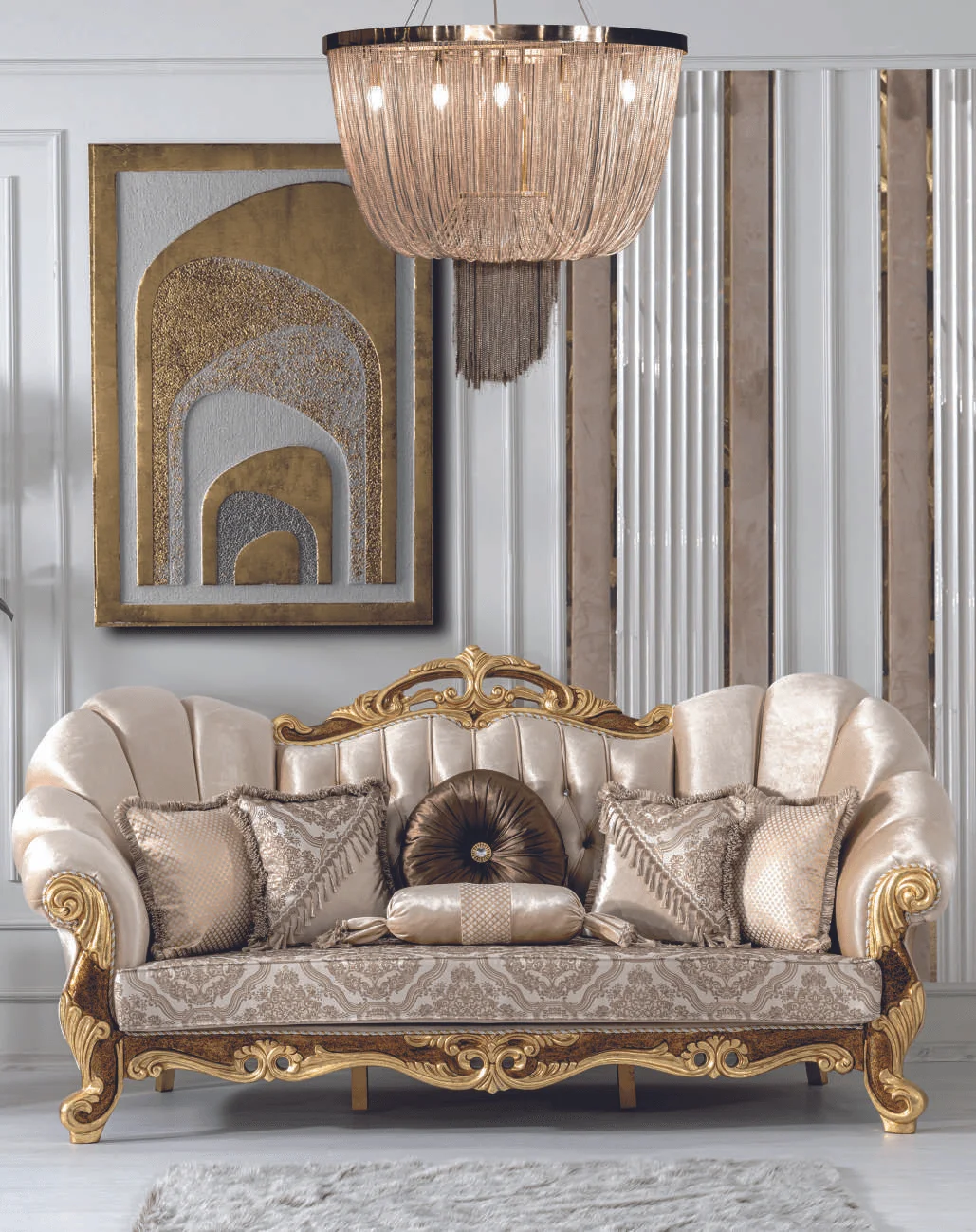 Silva Luxury Classic Sofa Set - Avantgarde 4 Silva Luxury Classic Sofa - Image 1
